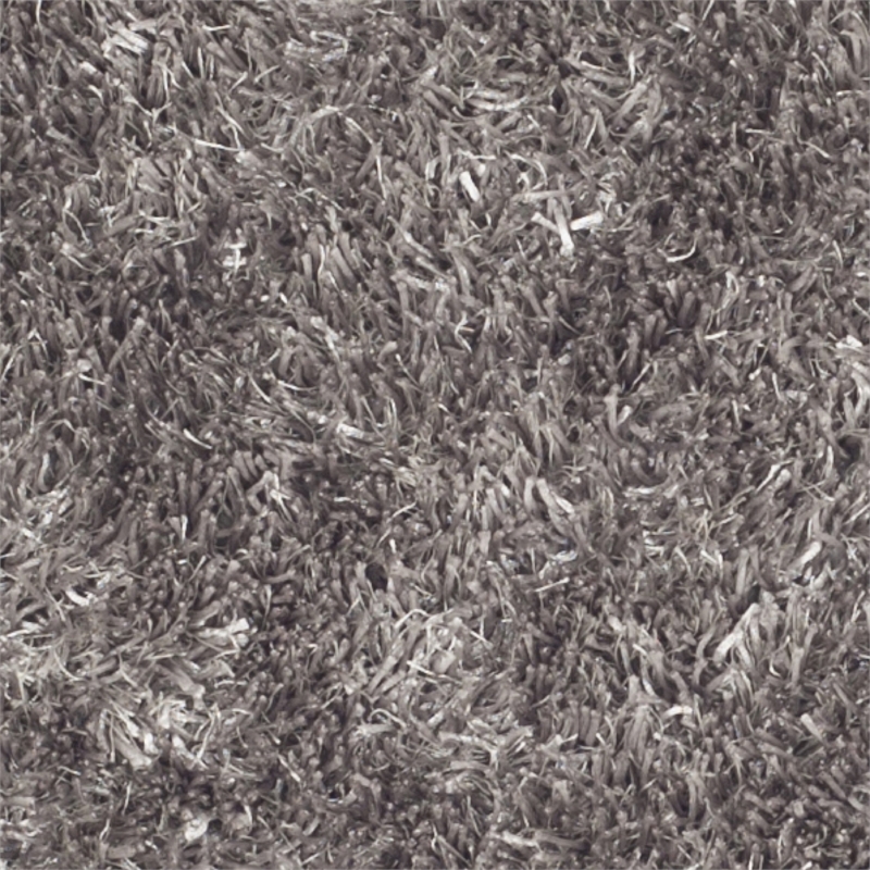 Safavieh Paris Shag 7' Round Hand Tufted Rug in Gray and Gray