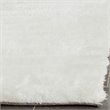 Safavieh 3D Shag 6' Round Hand Tufted Rug in Pearl