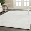 Safavieh 3D Shag 6' Round Hand Tufted Rug in Pearl
