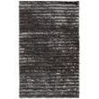 Safavieh 3D Shag 6' Round Hand Tufted Rug in Silver
