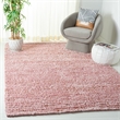 Safavieh Shag 4' X 6' Handmade Rug in Pink