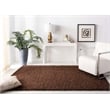 Safavieh Athens Shag 3' X 5' Power Loomed Polypropylene Rug in Brown