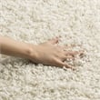 Safavieh Athens Shag 3' X 5' Power Loomed Polypropylene Rug in White