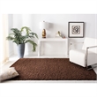 Safavieh Athens Shag 9' X 12' Power Loomed Polypropylene Rug in White