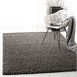 Safavieh Athens Shag 9' X 12' Power Loomed Polypropylene Rug in White