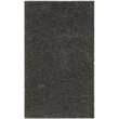 Safavieh Athens Shag 3' X 5' Power Loomed Rug in Dark Gray