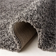 Safavieh Athens Shag 3' X 5' Power Loomed Rug in Dark Gray