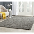 Safavieh Athens Shag 9' X 12' Power Loomed Rug in Dark Gray