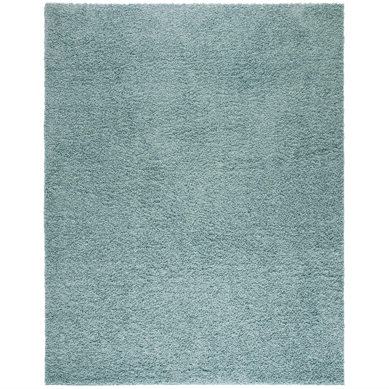 Safavieh Athens Shag 9' X 12' Power Loomed Rug in Seafoam