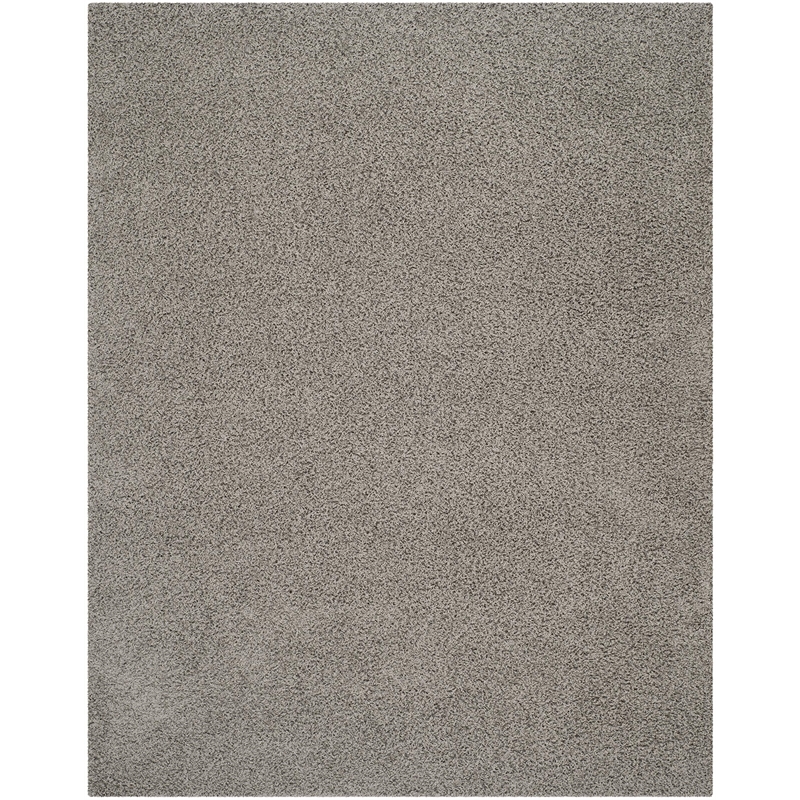 Safavieh Athens Shag 10' X 14' Power Loomed Rug in Light Gray