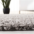 Safavieh Athens Shag 10' X 14' Power Loomed Rug in Light Gray