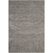 Safavieh Athens Shag 6' X 9' Power Loomed Rug in Light Gray