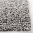 Safavieh Athens Shag 9' X 12' Power Loomed Rug in Light Gray