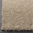 Safavieh Athens Shag 3' X 5' Power Loomed Polypropylene Rug in Beige