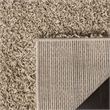 Safavieh Athens Shag 3' X 5' Power Loomed Polypropylene Rug in Beige