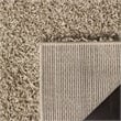 Safavieh Athens Shag 6' X 9' Power Loomed Polypropylene Rug in Beige