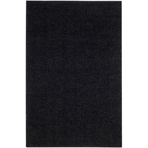 Safavieh Athens Shag 6' X 9' Power Loomed Polypropylene Rug in Black