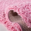 Safavieh Athens Shag 6' X 9' Power Loomed Polypropylene Rug in Pink