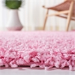 Safavieh Athens Shag 8' X 10' Power Loomed Polypropylene Rug in Pink