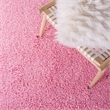 Safavieh Athens Shag 8' X 10' Power Loomed Polypropylene Rug in Pink