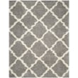 Safavieh Dallas Shag 10' X 14' Power Loomed Rug in Gray and Ivory