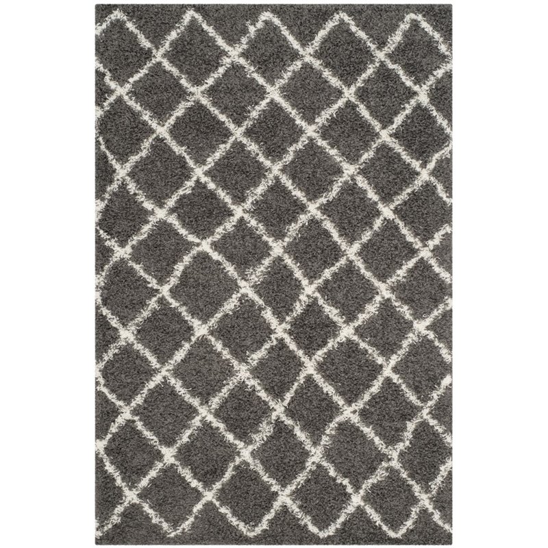 Safavieh Dallas Shag 6' Round Power Loomed Rug