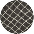 Safavieh Dallas Shag 6' Round Power Loomed Rug