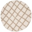 Safavieh Dallas Shag 6' Round Power Loomed Rug