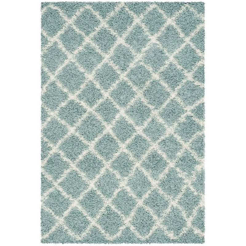 Safavieh Dallas Shag 6' Round Power Loomed Rug