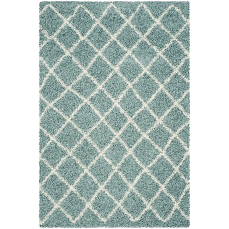 Safavieh Dallas Shag 6' Round Power Loomed Rug