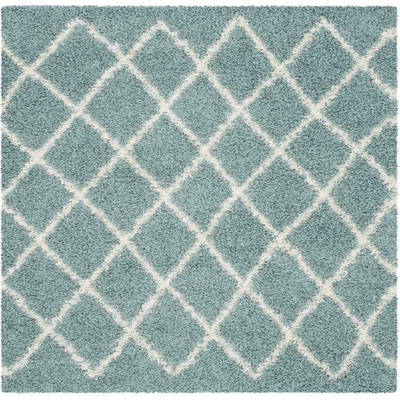 Safavieh Dallas Shag 6' Round Power Loomed Rug