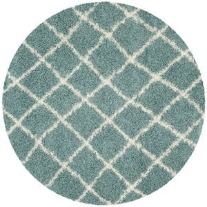 Safavieh Dallas Shag 6' Round Power Loomed Rug