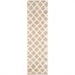 Safavieh Dallas Shag 6' X 9' Power Loomed Rug in Beige and Ivory