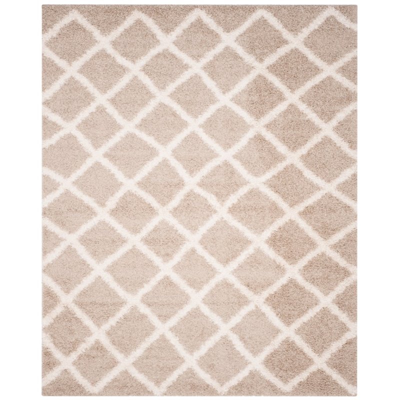 Safavieh Dallas Shag 6' Round Power Loomed Rug