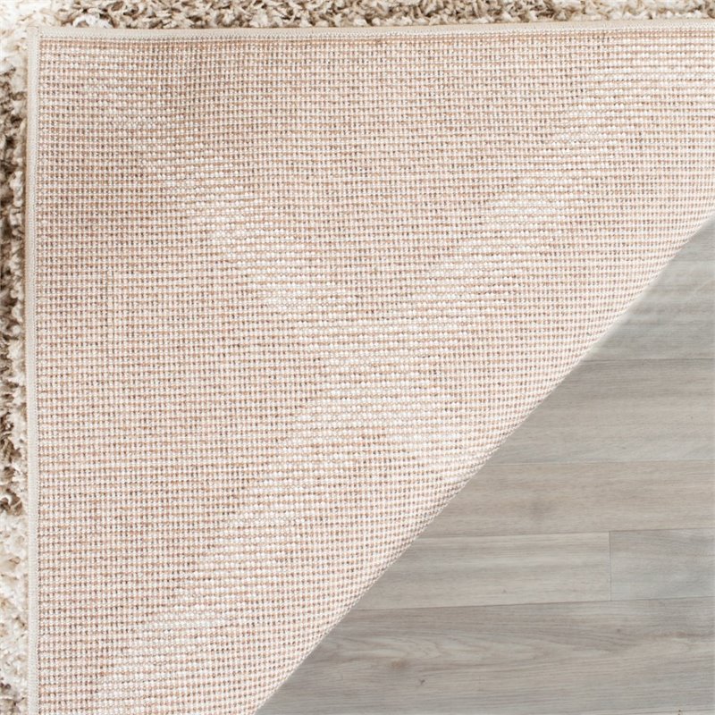 Safavieh Dallas Shag 6' Round Power Loomed Rug