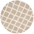 Safavieh Dallas Shag 6' Round Power Loomed Rug