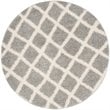 Safavieh Dallas Shag 10' X 14' Power Loomed Rug in Gray and Ivory