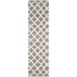 Safavieh Dallas Shag 10' X 14' Power Loomed Rug in Gray and Ivory