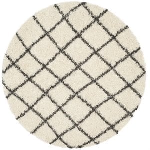 Safavieh Dallas Shag 6' Round Power Loomed Rug