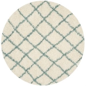 Safavieh Dallas Shag 6' Round Power Loomed Rug