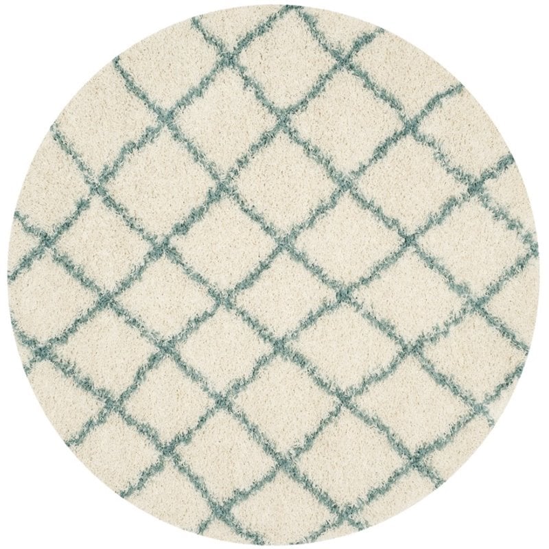 Safavieh Dallas Shag 6' Square Power Loomed Rug