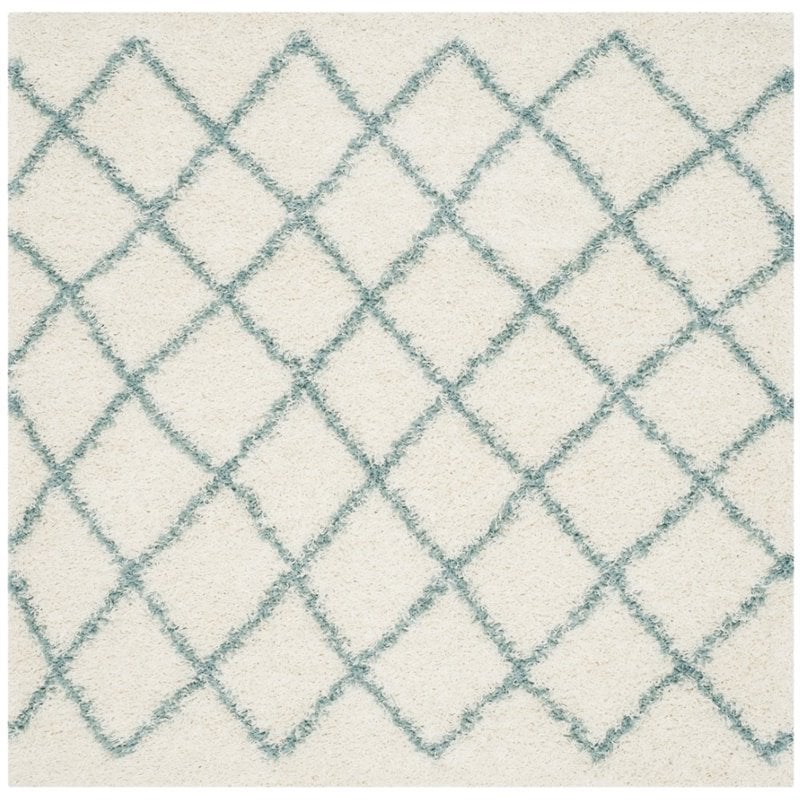 Safavieh Dallas Shag 6' Square Power Loomed Rug