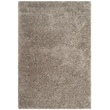 Safavieh Florence Shag 4' X 6' Handmade Polyester Rug in Silver
