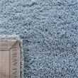 Safavieh Florence Shag 4' X 6' Handmade Polyester Rug in Light Blue