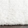 Safavieh Florence Shag 3' X 5' Handmade Polyester Rug in White