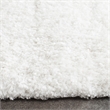 Safavieh Florence Shag 3' X 5' Handmade Polyester Rug in White
