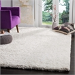 Safavieh Florence Shag 8' X 10' Handmade Polyester Rug in White