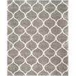 Safavieh Hudson Shag 10' X 14' Power Loomed Rug in Gray and Ivory