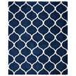 Safavieh Hudson Shag 9' X 12' Power Loomed Rug in Navy and Ivory