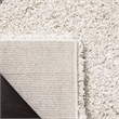 Safavieh Hudson Shag 11' X 15' Power Loomed Rug in Ivory and Gray